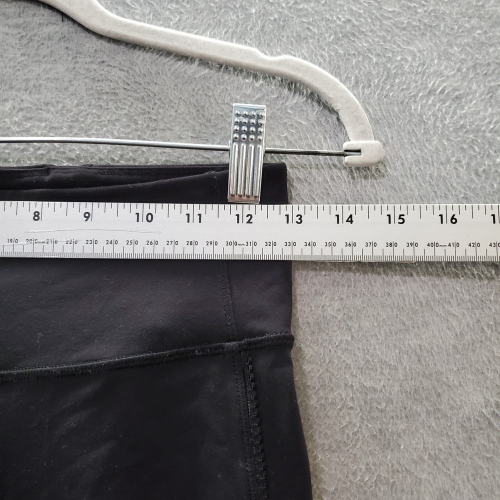 Lululemon Women‎ Activewear Pants 6 Black Mesh Panel Capri 21" - Picture 2 of 9